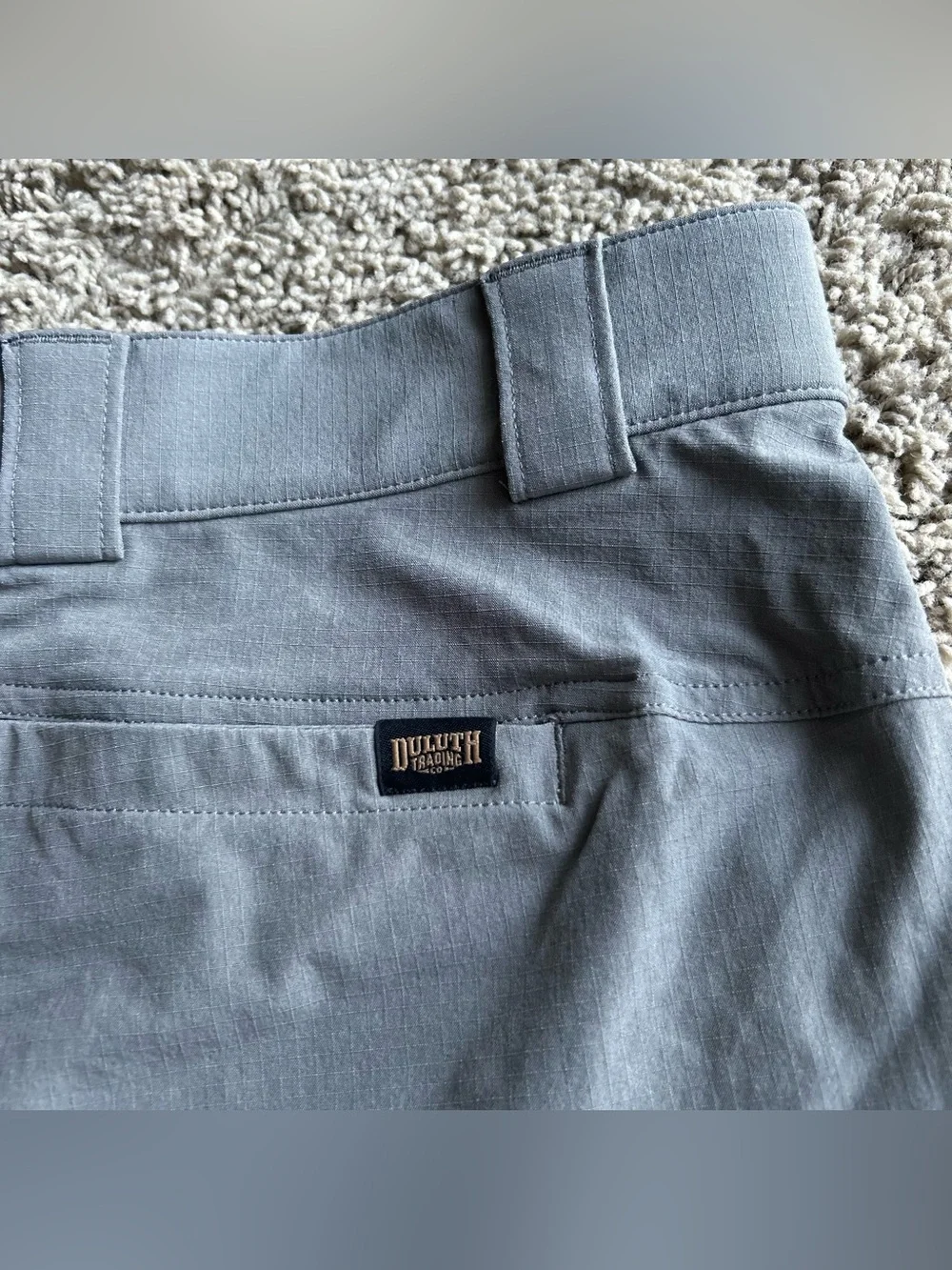 $89 NWT Duluth Trading Armachillo Shorts Mens 48x9 Gray Flex Standard Fit Cargo